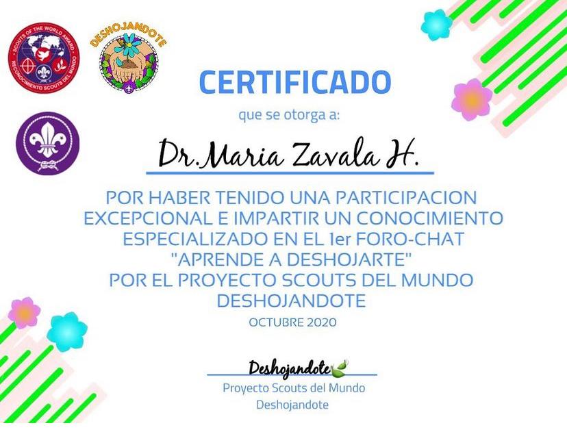 Foro-Chat “Aprende a deshojarte”