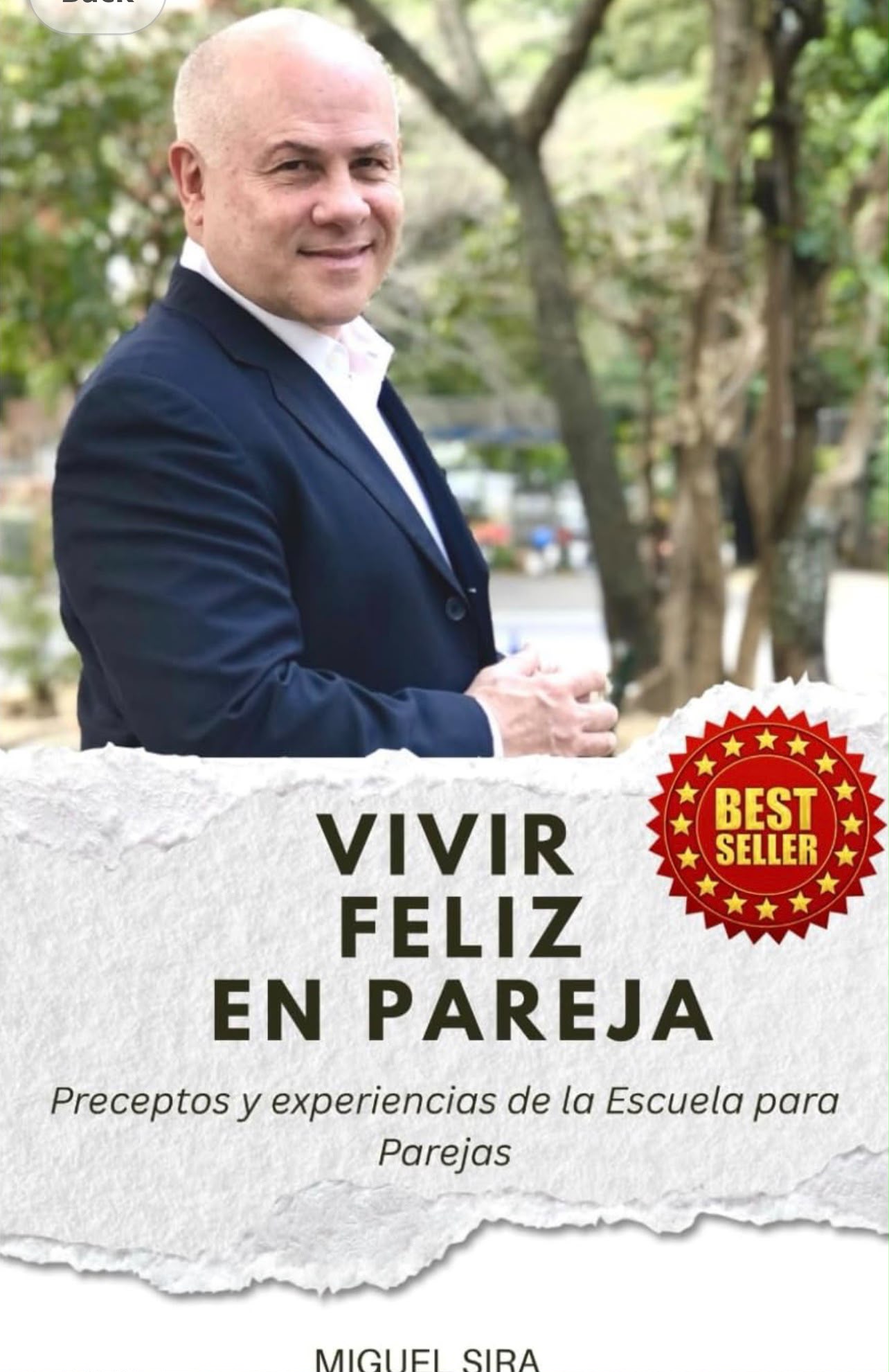 Portada del libro Vivir feliz en pareja, de Miguel Sira